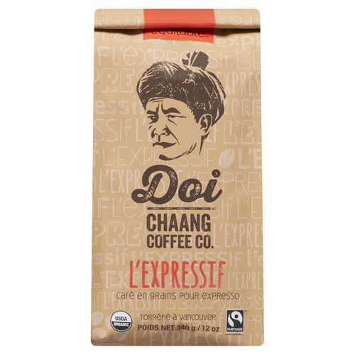 Doi Chang Whole Bean Coffee Espress-Yoself! 340 g