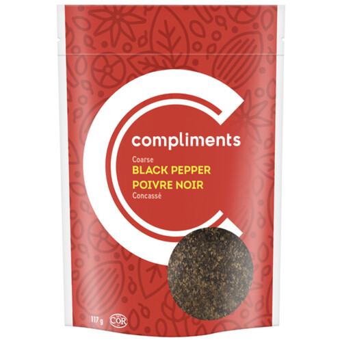 Compliments Spice Coarse Black Pepper 117 g