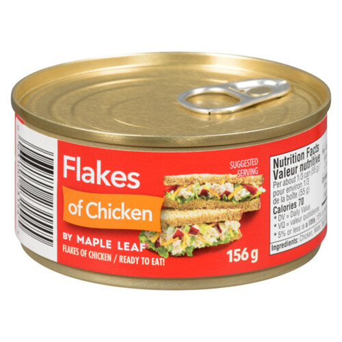 Maple Leaf Canned Meat Flakes Of Chicken 156 g