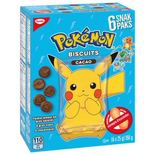 Christie Pokemon Cocoa Snack Packs 150 g