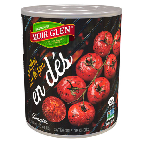 Muir Glen Organic Diced Tomatoes Fire Roasted 796 ml