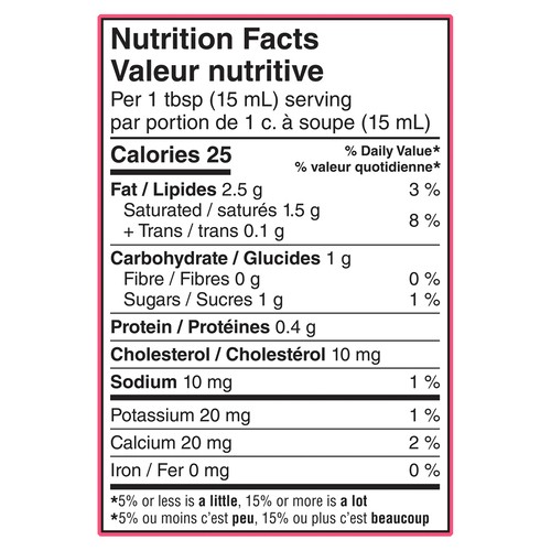 Lactantia 15% Table Cream 473 ml
