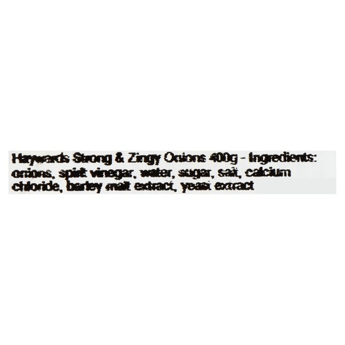 Haywards Onions Strong And Zingy 400 g
