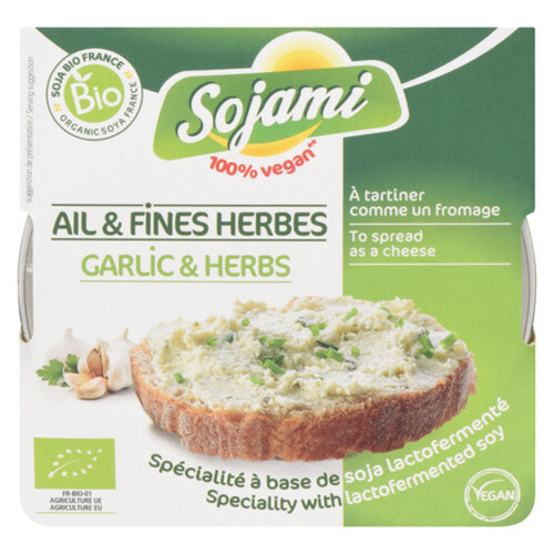 Sojami Soya Cheese Garlic & Herb 125 g