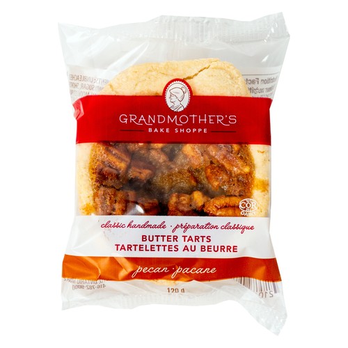 Grandmother's Bake Shoppe Large Butter Tarts Pecan 120 g