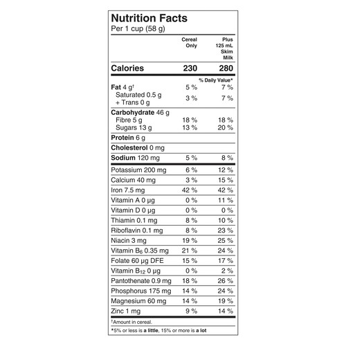 General Mills Oatmeal Crisp Cereal Almond 958 g