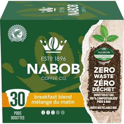 Nabob Coffee Pods Breakfast Blend 30 Single Serve 292 g