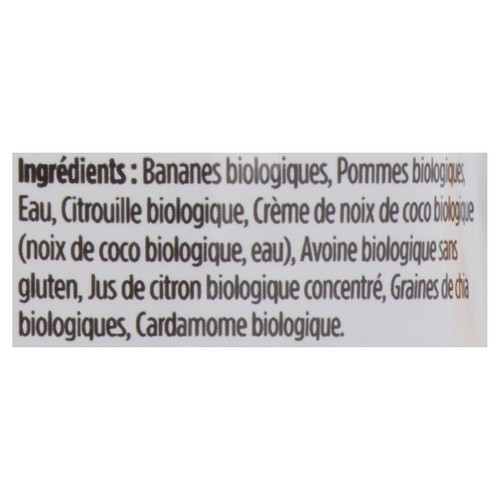 Love Child Organics Baby Food Bananas Apple Pumpkin Cardamom 128 ml