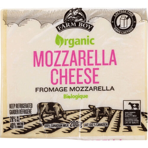 Farm Boy Organic Cheese Mozzarella 200g