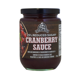 Farm Boy Less Sugar Cranberry Sauce 375 ml