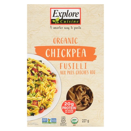 Explore Cuisine Organic Fusilli Chickpea 227 g