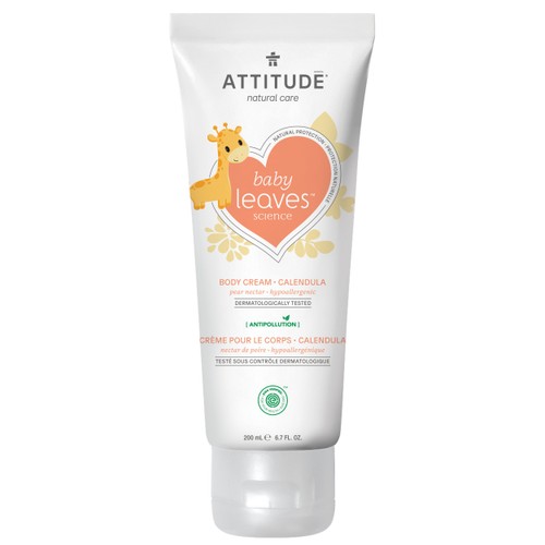 Attitude Baby Leaves Calendula Cream Pear Nectar 200 ml