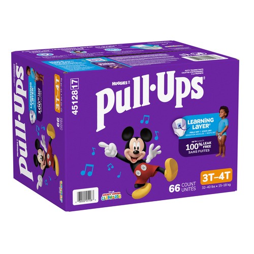 Huggies Pull-Ups Boy's Potty Training Pants 3T-4T 66 Count