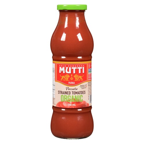 Mutti Organic Passata Strained Tomatoes 540 ml
