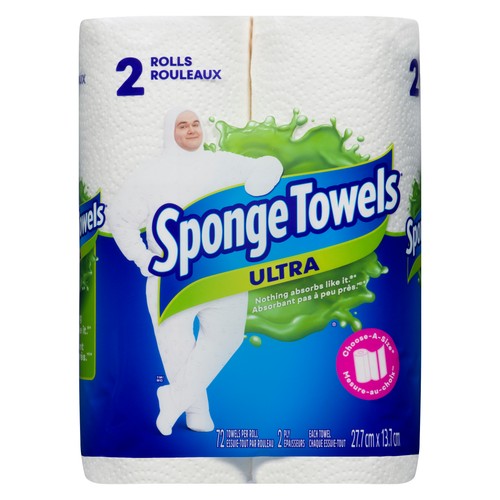 Sponge Towels Ultra Paper Towels 2 Pack
