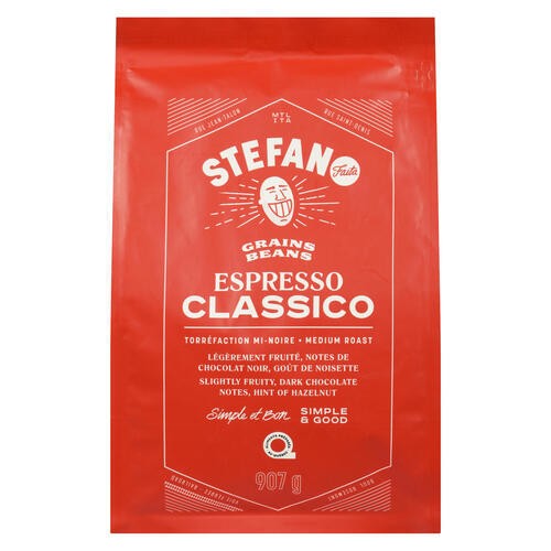 Stefano Faita Whole Beans Coffee Espresso Classico Medium Roast 907 g
