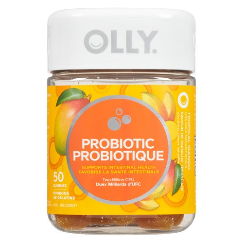 OLLY Probiotic Gummies Tropical Mango 50 Count