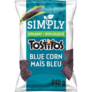 Tostitos Organic Tortilla Chips Blue Corn 240 g