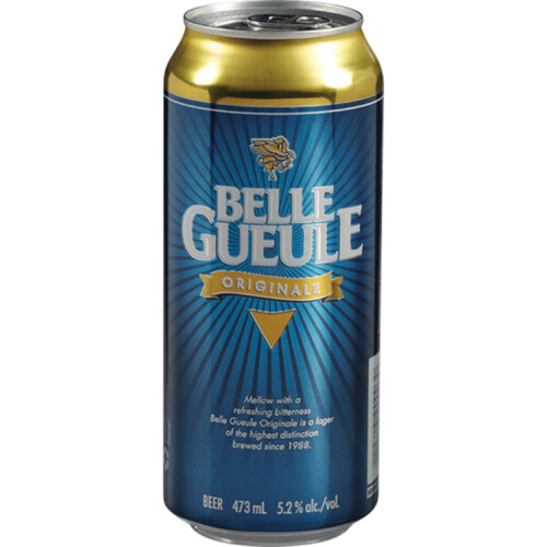 Belle Gueule Original Beer 5.2% Alcohol 473 ml (can)