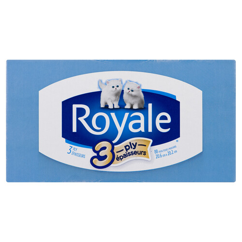 Royale Facial Tissue 3-Ply 1 Box x 88 Sheets