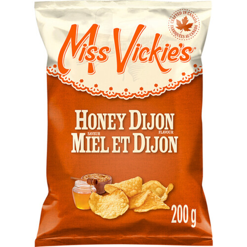Miss Vickie’s Kettle Cooked Potato Chips Honey Dijon 200 g