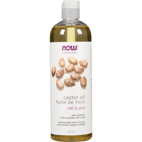 Now Skin Softener 100% Pure Castor Oil 473 ml