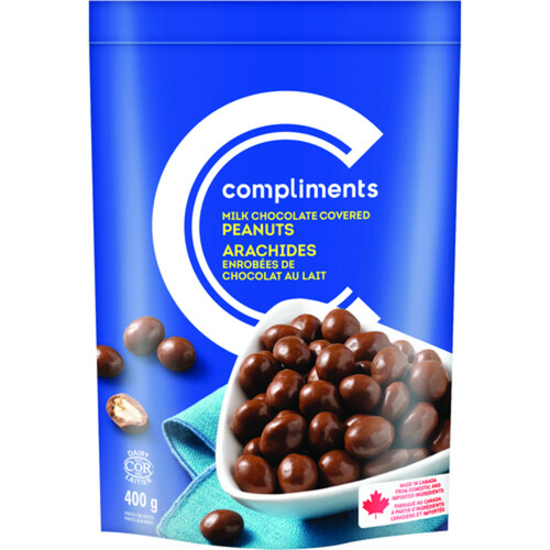 Compliments Kosher Milk Chocolate Covered Peanuts 400 g