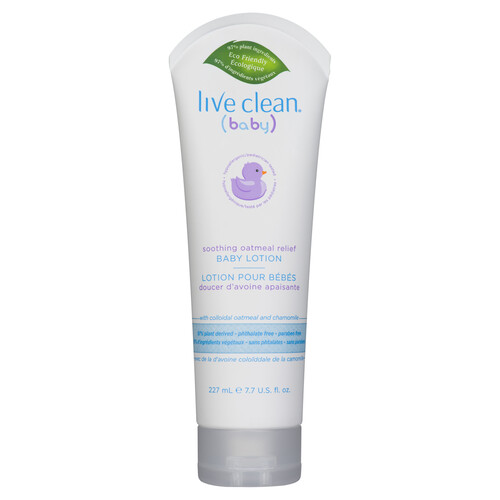 Live Clean Baby Lotion Soothing Oatmeal 227 ml