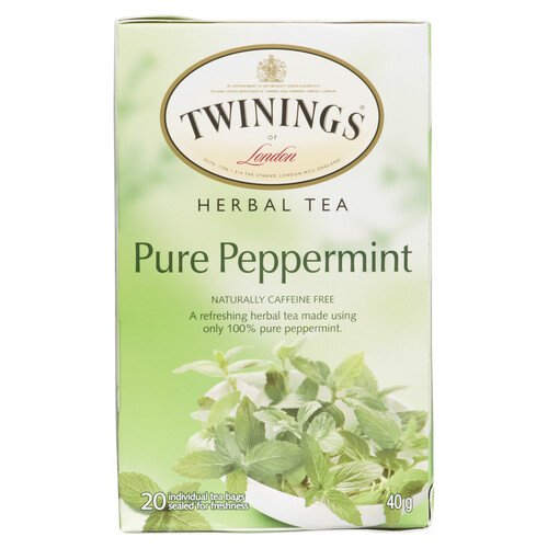 Twinings Herbal Tea Pure Peppermint 20 Tea Bags