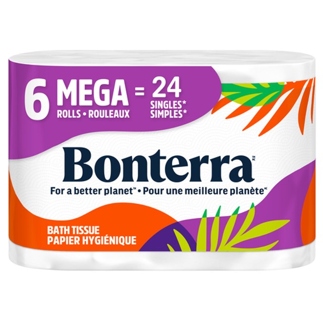 Bonterra Toilet Paper 3Ply 6 Mega Rolls x 275 Sheets Voilà Online