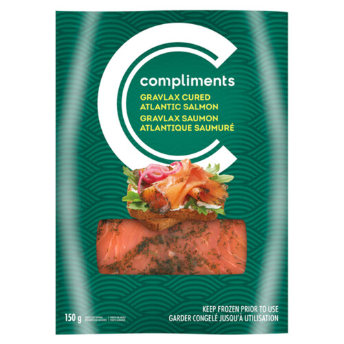 Compliments Gravlax Cured Atlantic Salmon 150 g