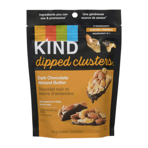 Kind Clusters Nut Bar Dark Chocolate Almond Butter 113 g