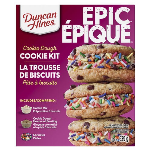Duncan Hines Baking Mix Epic Cookie Kit Cookie Dough 629 g