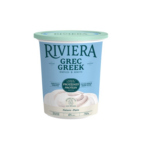 Riviera 0% Greek Yogurt Plain  750 g