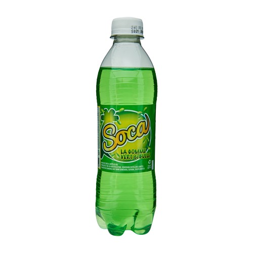 Soca Soft Drink Green Bubble Gum 400 ml (bottle)