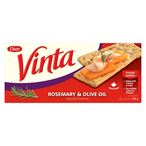Dare Vinta Crackers Rosemary & Olive Oil 225 g
