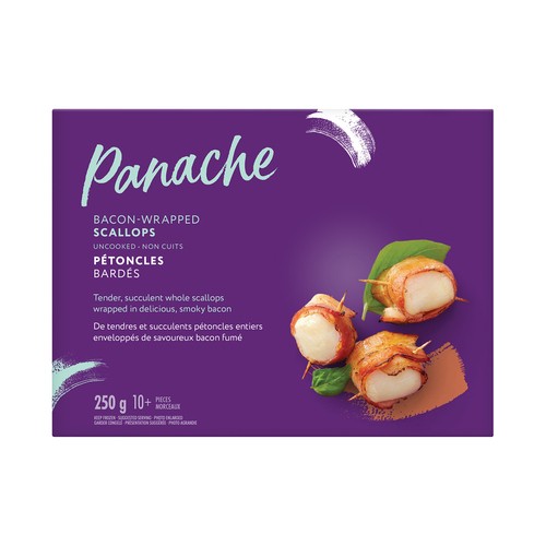 Panache Frozen Scallops Bacon Wrapped 250 g