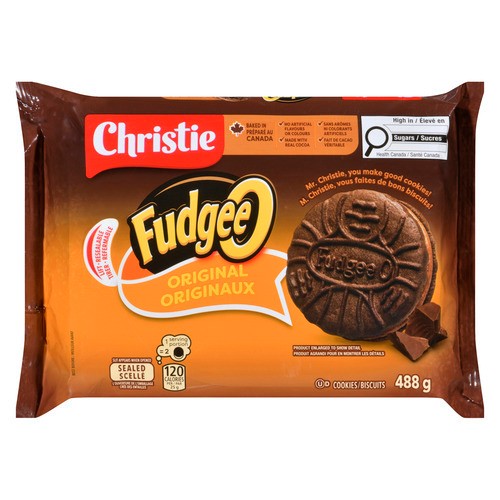 Fudgee-O Sandwich Cookies Chocolatey Creme Filled 488 g