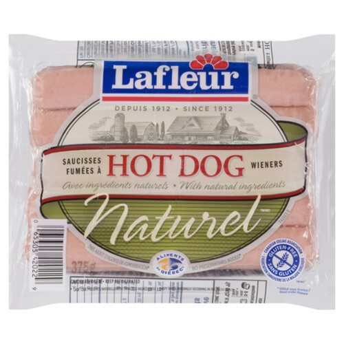 Lafleur Pork Wieners Natural 375 g