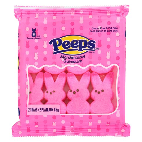 Peeps Gluten-Free Marshmallow Pink Bunnies 85 g