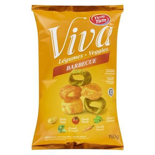 Yum Yum Viva Veggies Rings Barbecue 150 g