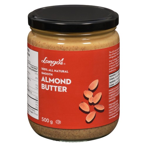 Longo's Almond Butter Smooth 500 g