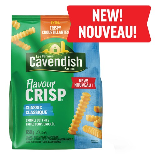 Cavendish Farms Flavour Crisp Frozen Fries Classic Crinkle Cut 650 g