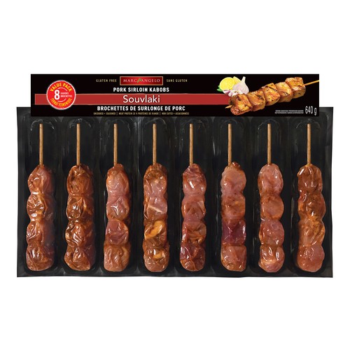 Marcangelo Pork Sirloin Kabobs Souvlaki 640 g