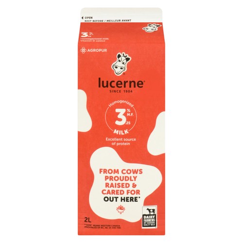 Lucerne  3.25% Whole Milk 2 L