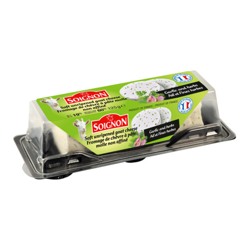 Soignon Goat Cheese Garlic and Herbs 125 g