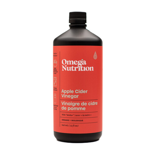 Omega Nutrition Organic Apple Cider Vinegar 946 ml