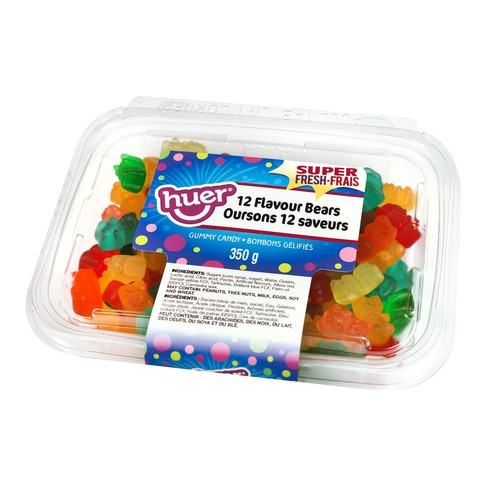 Huer Candy Tub 12 Flavour Bears 350 g