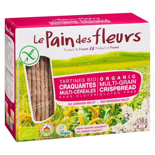 Pain des Fleurs Gluten-Free & Organic Multi-Grain Crispbread 150 g