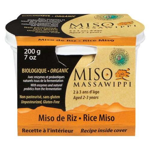 Massawippi Organic Rice Miso 200 g